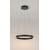 IBI HL 25W Závěsné svítidlo, těleso hliník, povrch černá, difuzor plast opál, LED 25W, 1200lm, teplá 3000K, Ra80, 230V, IP20, tř. 1, rozměry d=400mm, vč závěs lanka l=1200mm, lze zkrátit.