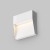 KUCI SQ WL 3W, IP54 Nástěnné venkovní svítidlo, těleso hliník, povrch bílá, difuzor plast opál, LED 3W, 100lm, teplá 3000K, Ra80, 230V, IP54, tř.1, rozměry 110x110x32mm, svítí dolů.