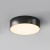 VARS PL 30W IP65 Stropní přisazené venkovní svítidlo, těleso kov, povrch černá, difuzor plast opál, LED 30W, 2200lm, teplá 3000K, 230V, IP65, Ra80, tř.1, rozměry d=220mm, h=58mm.