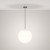 TRABO HL 1x30W, E27, IP54 Závěsné venkovní svítidlo, těleso plast, difuzor plast opál, pro žárovku 1x30W, E27, 230V, IP54, tř.1, rozměry d=300mm, závěs kabel černý.