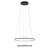 OKULUS Z2 67W Závěsné svítidlo, 2x kruh, těleso hliník/kov, povrch bílá, difuzor plast, LED 67W, 3100lm, teplá 3000K, Ra80, 230V, IP20, tř.1, rozměry d1=450mm, d2=600mm, vč. závěs. kabelu l=1400mm, lze zkrátit