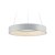 CENTRIS závěsná LED 32W Závěsné svítidlo, těleso kov, povrch bílá, difuzor plast mat, LED 32W, 1680lm, teplá 3000K, Ra80, 230V, IP20, tř.1. rozměry d=450mm, h=110mm, včetně lank závěsu h=350mm, lze zkrátit