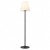 KRISTIAN 1x23/43W E27 Venkovní stojací lampa, základna kov, povrch tmavě šedá, stínítko polyetylen bílá opál, UV odolné, pro žárovku 1x23W E27, 230V, IP65, tř.2, rozměry 350x300x1500mm