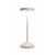 CAESA 2,2W, IP65, CCT Stolní venkovní lampa, hliník, povrch bílá, LED 2,2W, nastav. teplota CCT teplá 2700K-3000K,161lm, dotyk. stmív, napájení USB 3,7V baterie 4400mAh, svítí až 9h, IP65, d=110mm, h=295mm