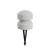 OXYTO 9W 360° 24V Sloupkové svítidlo, těleso beton, barva slonová kost, dif sklo opál, LED 9W, 347lm, teplá 3000K, vyzař. úhel 360°, Ra90, 24V, IP65, tř.3, rozměry d=160mm, h=185mm, vč. bodce do záhonu.