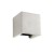 PERIHEL WL 2x6W IP54 Nástěnné venkovní svítidlo, těleso beton, povrch slonová kost, LED 2x6W, 760lm, teplá 2700K, vyzař. úhel 0°/90°, Ra80, 230V, IP54, tř.1, rozměry 120x120x112mm, svítí nahoru/dolů.