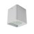 GRINDSTED SQ 19W TRIAC Stropní bodové venkovní svítidlo, těleso hliník, povrch bílá mat, krycí sklo čiré, LED 19W, 1430lm, teplá 3000K, stmív. TRIAC, vyzař. úhel 40°, Ra80, 230V, IP65, tř.1, rozměry 95x107x95mm.