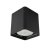 GRINDSTED SQ 19W TRIAC Stropní bodové venkovní svítidlo, těleso hliník, povrch černá mat, krycí sklo čiré, LED 19W, 1430lm, teplá 3000K, stmív. TRIAC, vyzař. úhel 40°, Ra80, 230V, IP65, tř.1, rozměry 95x107x95mm.