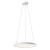 SAROS 35W+35W, CCT Závěsné svítidlo, hliník, bílá lesk, dif plast čirý, LED 35W+35W, 3534lm-3770lm, dálk. ovl. CCT teplá 2700K-denní 5000K, stmív, Ra90, 230V, IP20, tř.1, d= 655mm, vč lank. závěsu l=1500mm, lze zkr.
