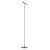 VELO FL 8,3W DIM Stojací bodová lampa, nast. směr svícení, těleso hliník, povrch černá a kouřový nikl, LED 8,3W, 389lm, teplá 3000K, stmívatelná, Ra90, 230V, IP20, tř.2, rozměry d=200mm, h=1450mm.
