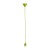 SOLION Závěsný kabel s objímkou, materiál plast, povrch zelená, pro žárovku 1x60W, E27, 230V, IP20, d=110mm, l=1800mm, lze zkrátit, pouze závěs BEZ stínítka