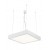 AMBERG HL 48W Závěsné svítidlo, čtvercové, těleso hliník, povrch bílá, difuzor plast opál, LED 48W, 3600lm, teplá 3000K, Ra80, 230V, IP20, rozměry 550x550mm, vč závěs lanka l=1600mm, lze zkr.