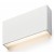 FEI WALL Nástěnné venkovní svítidlo, těleso kov, povrch lak bílá mat, difuzor plast, LED 2x5W, teplá 3000K, 550lm, Ra80, 230V, IP54, tř.1. rozměry 180x35x90mm, svítí nahoru/dolů