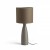 TERRA STOLNÍ Stolní lampa, základna plast, povrch béžovošedá, stínítko textil béžovošedá, pro žárovku 1x28W, E27, 230V, IP20, tř.1, rozměry d=230mm, h=500mm, vč vypínače na kabelu