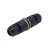 ALTOTT 2x, IP68 Kabelová spojka, materiál plast černá, pro 2 kabely d=5-7,5mm, vodiče 3x0,5-1,0mm2, 230V, IP68, rozměry l=65mm, d=18mm.