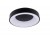 CASACU PL R 32W, CCT, TRIAC Stropní svítidlo, těleso kov, povrch černá, difuzor plast opál, LED 32W, 2570lm, přepín. CCT teplota teplá 3000K neutr 4000K denní 6000K, stmív TRIAC, Ra80, 230V, IP20, rozměry d=380mm, h90mm