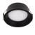 VIGOR 8W CCT Stropní podhledové svítidlo, těleso hliník, povrch černá, difuzor plast, LED 8W, 650lm, přepínatelná. CCT teplota teplá 3000K/neutr 4000K/denní 5000K, 230V, IP20, rozměry d=82mm, h=45mm.