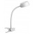 PRAGO klip Stolní lampa s klipem, nastav. směr svícení, těleso plast bílá, difuzor plast opál, LED 4,5W, teplá 3000K, 450lm, 230V, IP20, tř.1, rozměry h=350mm.