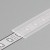 DNJ 12,4x0,8mm Nasouvací difuzor k profilu pro LED pásky, materiál polykarbonát PC/PP, povrch transparentní, propustnost 90%, rozměry 12,4x0,8mm, l=2000mm