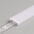 DCC 13,1x3,8mm Difuzor k profilu pro LED pásky nacvakávací, materiál PMMA, povrch opál, propustnost 70%, rozměry 13,1x3,8mm, l=2000mm