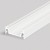 CHENO PROFIL 20x8mm Přisazený, stropní profil pro LED pásky, materiál hliník, povrch bílý, max šířka LED pásků w=10mm, rozměry 20x8mm, l=2000mm
