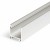 FICARIA PROFIL, 23x25,1mm Přisazený, závěsný profil pro LED pásky, materiál hliník, povrch elox šedostříbrný mat, max šířka LED pásků 20mm, rozměry 23x25,1mm, l=4000mm