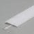 DCC9 30,3x4,3mm Difuzor k profilu pro LED pásky nacvakávací, materiál PMMA, povrch opál, propustnost 70%, rozměry 30x4,3mm, l=3000mm